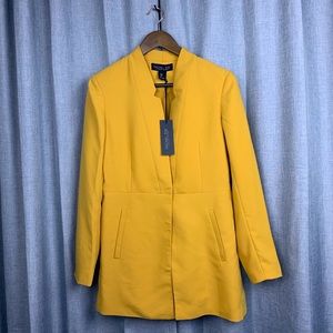 NWT Rachel Zoe Yellow Blazer Contemporary Fit